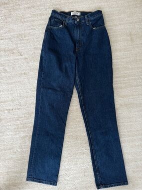 Abercrombie and Fitch Curve Love ultra High-Rise the 90s Straight Jeans